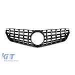 Grilă tip GT crom/neagră, potrivită pentru Mercedes E-Class C207 coupe, A207 cabrio 2009-2013 Performance AutoTuning