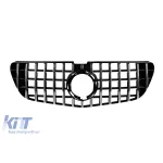 Grilă tip GT crom/neagră potrivită pentru Mercedes Vito W447 2020-2023 Performance AutoTuning