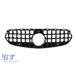 Grilă tip GT vopsită în negru, potrivită pentru Mercedes C-Class W206 sedan, S206 break după 2021 pentru bara standard sau Avantgarde Performance AutoTuning