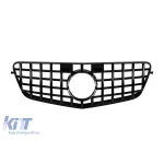 Grilă tip GT vopsită în negru, potrivită pentru Mercedes E-Class W212 2009-2013, fără deschidere pentru cameră Performance AutoTuning