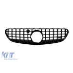 Grilaj tip GT cu lac negru, potrivit pentru Mercedes S-Class C217 Coupe 2014-2020, potrivit pentru toate modelele, cu excepția S63/S65 Performance AutoTuning