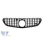 Grilaj tip GT cu lac negru, potrivit pentru Mercedes S63/S65 coupe/cabrio C217/A217 2014-2017 Performance AutoTuning