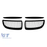 Grile de rinichi cu nervuri unice vopsite în negru, potrivite pentru BMW Seria 3 E90, E91 2005-2007 Performance AutoTuning