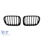 Grile rinichi cu nervuri simple vopsite în negru, potrivite pentru BMW X3 F25 2010-2013 Performance AutoTuning