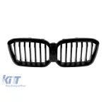 Răcitori cu nervuri simple potrivite pentru BMW X3 G01 2021-2024, lac negru Performance AutoTuning