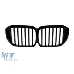 Răcitorii cu nervuri simple în lac negru potriviți pentru BMW X5 G05 LCI după 2023 cu deschidere pentru cameră Performance AutoTuning