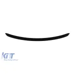 Spoiler pentru portbagaj tip A Design potrivit pentru Mercedes E-Class W213 sedan 2016-2022, lac negru Performance AutoTuning