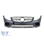 Bara frontală A Design Line potrivită pentru Mercedes GLC SUV X253 2015-2019 Performance AutoTuning