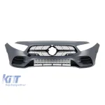 Bumper frontal A Design line potrivit pentru Mercedes A-Class hatchback W177, sedan A177 2018-2023 Performance AutoTuning