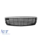 Grilă crom/neagră potrivită pentru Mercedes E-Class W211 2002-2006 Performance AutoTuning