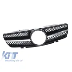 Grilă crom/neagră tip A design potrivită pentru Mercedes SL R230 2002-2005 Performance AutoTuning