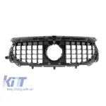 Grilă neagră tip GT potrivită pentru Mercedes GLA H247 după 2024 cu bumper standard Performance AutoTuning