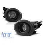 Kit de proiectoare cu lentilă tip M technik/M3/M5 potrivit pentru BMW Seria 3 E46 1998-2005 sedan/coupe/wagon/BMW Seria 5 E39 1995-2003 sedan/wagon negru, stânga + dreapta Performance AutoTuning