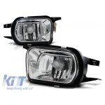 Kit de proiectoare de ceață potrivit pentru Mercedes C-Class W203/SLK R170 2000-2004 crom, stânga + dreapta Performance AutoTuning