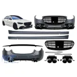 Pachet de tuning potrivit pentru Mercedes S-Class W223 după 2020 cu praguri laterale Performance AutoTuning