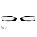 Set de sticlă pentru faruri potrivit pentru Audi A4 B8 2013-2015, stânga și dreapta Performance AutoTuning