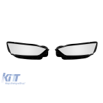 Set de sticlă pentru faruri potrivit pentru Audi A5 2020-2023, stânga și dreapta Performance AutoTuning