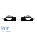 Set de terminații de evacuare tuning potrivite pentru BMW Seria 3 G20, G21 după 2022, lac negru, pentru modelele cu difuzor M Performance AutoTuning