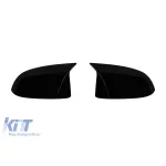 Capace tip M pentru oglinzi potrivite pentru BMW X3 G01, X4 G02, X5 G05, X6 G06, X7 G07 după 2018, lac negru Performance AutoTuning