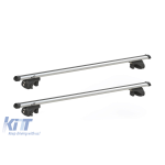 Set Hakr bare din aluminiu Rods Alu cu prinderi 0013 potrivit pentru vehicule cu șine de acoperiș înalte Performance AutoTuning