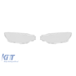 Set de sticlă pentru faruri potrivit pentru BMW Seria 3 F30 2016-2017, stânga și dreapta Performance AutoTuning