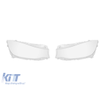 Set de sticlă pentru faruri potrivit pentru BMW Seria 3 GT F34 2013-2016, stânga și dreapta Performance AutoTuning