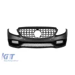 Bara frontală A Design potrivită pentru Mercedes C-Class W205, S205 2013-2018 cu PDC Performance AutoTuning