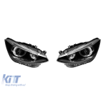 Kit de faruri LED de tuning potrivit pentru BMW Seria 1 F20, F21 2011-2015, cu bază neagră, pentru modelul cu faruri halogene Performance AutoTuning