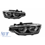Set de faruri LED tip LCI potrivit pentru BMW Seria 3 F30 sedan, F31 touring 2013-2015 pentru modelele cu faruri xenon din fabrică Performance AutoTuning