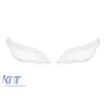 Set de sticlă pentru faruri potrivit pentru BMW Seria 5 E60 sedan, E61 touring 2007-2010, stânga și dreapta Performance AutoTuning