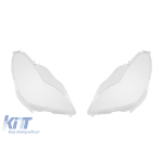 Set de sticlă pentru faruri potrivit pentru Mercedes CLS C219 2004-2010, stânga și dreapta Performance AutoTuning