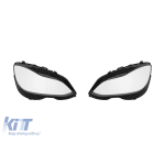 Set de sticlă pentru faruri potrivit pentru Mercedes E-Class W212 2014-2015, stânga și dreapta Performance AutoTuning