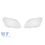 Set de sticlă pentru faruri potrivit pentru Mercedes GLK X204 2008-2012, stânga și dreapta Performance AutoTuning