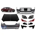 Pachet Maybach potrivit pentru Mercedes S-Class W221 2005-2013 conversie la W223 după 2020 Performance AutoTuning
