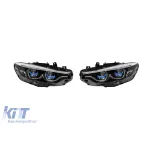 Set de faruri LED High Version potrivit pentru BMW Seria 4 F32, F33, F36 2017-2019 pentru modelele cu faruri LED din fabrică Performance AutoTuning