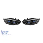 Set de faruri LED tip X-laser potrivit pentru BMW Seria 4 F32, F33, F36 2013-2016 pentru modelele cu faruri xenon din fabrică Performance AutoTuning