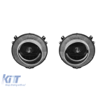 Set de faruri de tuning potrivit pentru Mercedes G-Class W463 cu design W464 1989-2018 cu bază neagră, stânga și dreapta Performance AutoTuning