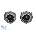 Set de faruri de tuning potrivit pentru Mercedes G-Class W463 cu design W464 1989-2018 cu bază neagră, stânga și dreapta Performance AutoTuning
