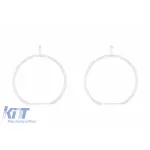Set de ghiduri de lumină potrivit pentru inel mare pe BMW X5 E70 2007-2013, stânga și dreapta Performance AutoTuning