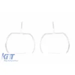 Set de ghiduri de lumină potrivit pentru inel mare pe BMW X5 F15 2013-2018 pentru modelul cu faruri xenon, stânga și dreapta Performance AutoTuning