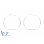 Set de ghiduri de lumină potrivit pentru inel mic pe BMW X1 F48 2016-2020 pentru modelul cu faruri xenon, stânga și dreapta Performance AutoTuning
