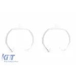 Set de ghiduri de lumină potrivit pentru inel mic pe BMW X3 F25 LCI 2015-2017, stânga și dreapta Performance AutoTuning
