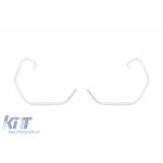 Set de ghiduri de lumină potrivit pentru inel mic pe BMW X5 G05 2018-2022, stânga și dreapta Performance AutoTuning