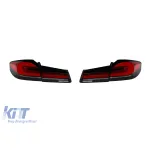 Lumini spate LED de tuning tip LCI potrivite pentru BMW Seria 5 G30 2017-2020, Stânga și Dreapta Performance AutoTuning