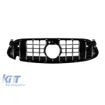 Grilă neagră tip GT potrivită pentru Mercedes E63 W213 sedan, S213 break, C238 coupe, A238 cabrio 2020-2024 Performance AutoTuning