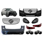 Pachet de tuning A Design Line potrivit pentru Mercedes GLS X167 2020-2023, după 2024, cu elemente negre, cu faruri și stopuri Performance AutoTuning