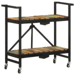 Cărucior de bucătărie, 87x36x81 cm, lemn masiv reciclat GartenMobel Dekor