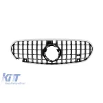 Grilă GT crom/neagră potrivită pentru Mercedes S-Class W223 după 2020 Performance AutoTuning