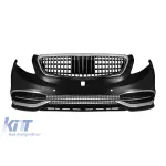 Bumper frontal tip MB design potrivit pentru Mercedes V-Class W447 2014-2023 cu elemente cromate Performance AutoTuning