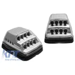 Indicatori laterali LED potriviți pentru Mercedes G-Class W463 1990-2012 - bază cromată Performance AutoTuning